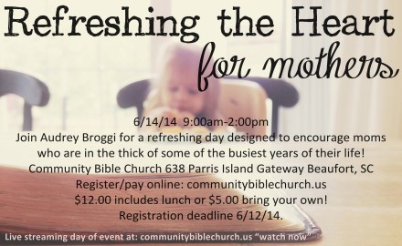 refreshing a mothers heart