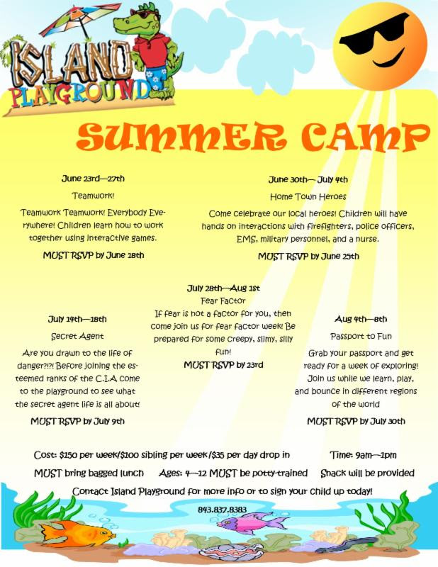 summer camp isalnd playground