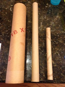 cardboard tubes